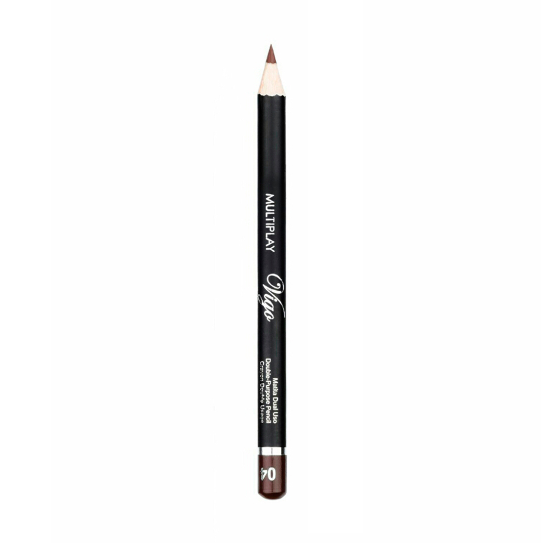Контурний олівець для очей і губ Vigo Multiplay Eye Pencil, 04 Hot Chocolate, 1.7 г